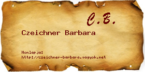 Czeichner Barbara névjegykártya